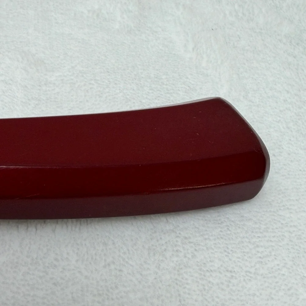 VTG 1950's Corona Bakelite‎ Maroon Handle Slotted Spatula Flipper Farmhouse